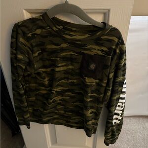 Toddler Boys’ Size 3T Carhartt Long Sleeve Camo Top